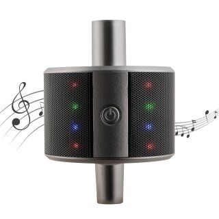 Alligator - Bluetooth Speaker 18/8er &amp; LEDs (anthrazit)