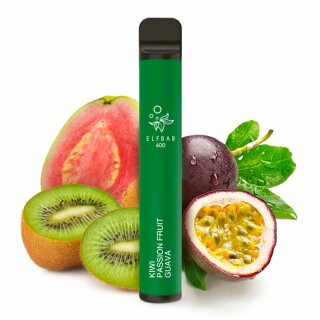 Elfbar 600 - Kiwi Passion Fruit Guava - 20mg Nikotin (600 Z&uuml;ge)