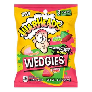 Warheads - Wedgies Sour Bag 127g