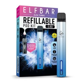 ELFA Turbo - Refill Pod Kit - Aurora Cyan