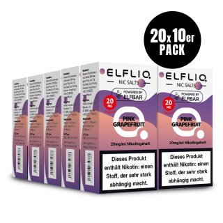 ELF BAR - Elfliq Pink Grapefruit - 10ML - 20MG/ML - NIKOTINSALZ