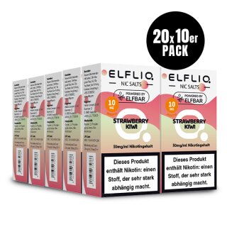 ELF BAR - Elfliq Strawberry Kiwi - 10ML - 10MG/ML - NIKOTINSALZ